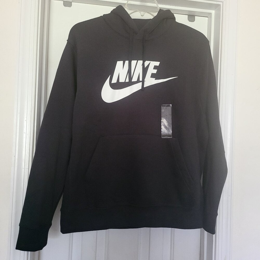 Nike Men's Sportswear Club Fleece Graphic Pullover Hoodie Size L